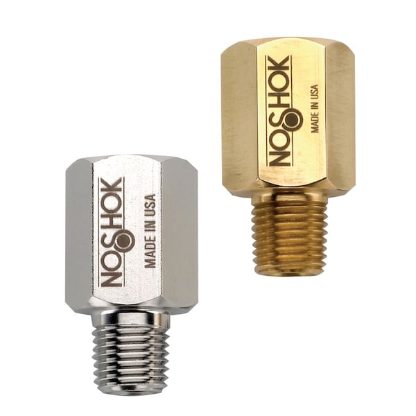 Sintered Pressure Snubber, 1/2 NPT, 316SS, "A" Disc Installed, Pressure Rating 15,000 PSI